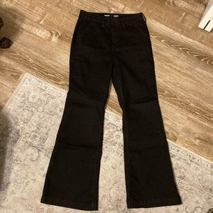 Old Navy 360 stretch extra high-rise flare trouser secret smooth pockets 8